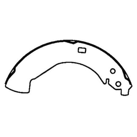 Centric Brake Shoes,111.08550